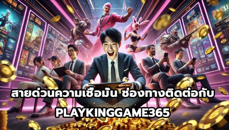 สายด่วนความเชื่อมั่น ช่องทางติดต่อกับ PLAYKINGGAME365-8